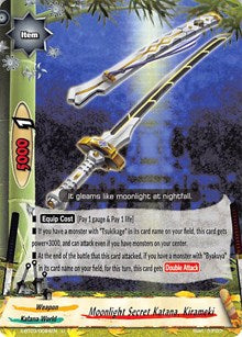 Moonlight Secret Katana, Kirameki | Overturn! Thunder Empire!! | U | Normal | #X-BT03/0064EN