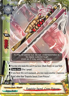 Exquisite Sword, Crane Princess | Overturn! Thunder Empire!! | U | Normal | #X-BT03/0063EN