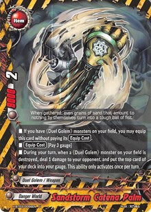Sandstorm Catena Palm | Overturn! Thunder Empire!! | U | Normal | #X-BT03/0056EN