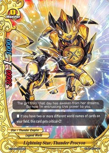 Lightning Star, Thunder Procyon | X-TD03: Thunderous Warlords Alliance | TD | Normal | #X-TD03/0008EN