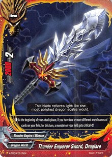 Thunder Emperor Sword, Draglare | X-TD03: Thunderous Warlords Alliance | TD | Normal | #X-TD03/0015EN