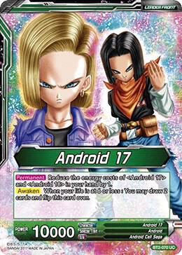 Android 17 // Diabolical Duo Androids 17 & 18 BT2-070 Uncommon