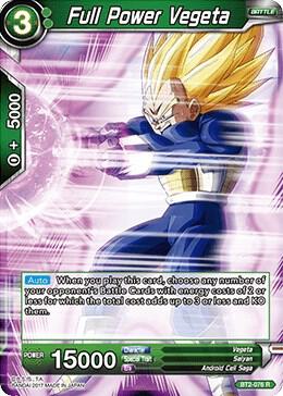 Full Power Vegeta BT2-076 Rare