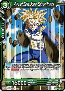 Aura of Rage Super Saiyan Trunks BT2-079 Common