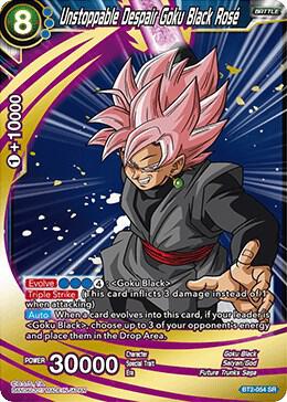 Unstoppable Despair Goku Black Rose BT2-054 Super Rare