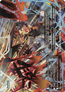 Turbulent Thunder Fist, Blowout X Tempest Shatter! (RRR Foil) | X-TD03: Thunderous Warlords Alliance | TD | Normal | #X-TD03/0016EN