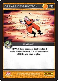 Orange Destruction (Perfection) | Panini Promo Cards | Promo | Foil | #P10