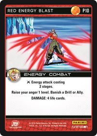 Red Energy Blast (Vengeance) | Panini Promo Cards | Promo | Foil | #P10