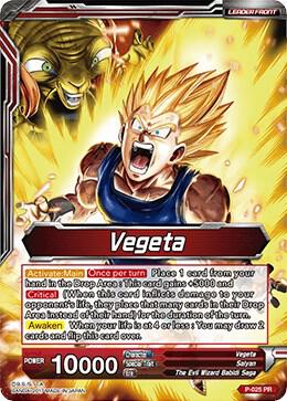 Vegeta // Vile Strike Dark Prince Vegeta P-025 Promo