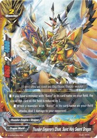 Thunder Emperor's Chum, Saint Holy Sword Dragon (R Foil) | X Duel Chest | R | Unspecified | #X-SS04/0007EN