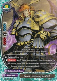 Storm Summoning Fullfool | X Duel Chest | C | Normal | #X-SS04/0013EN