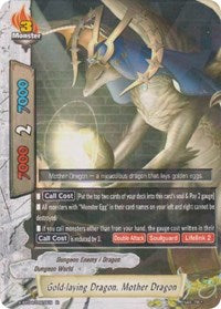 Gold-laying Dragon, Mother Dragon | Rainbow Striker | R | Foil | #X-BT04/0026EN