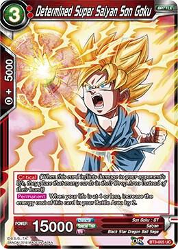 Determined Super Saiyan Son Goku BT3-005 Uncommon
