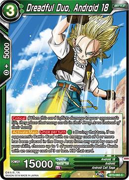 Dreadful Duo, Android 18 BT3-065 Common