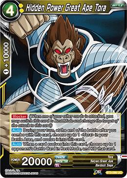 Hidden Power Great Ape Tora BT3-096 Uncommon
