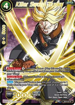 Killer Sword Trunks SD3-02 Starter Rare