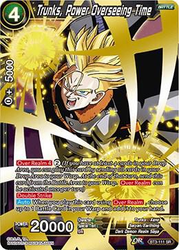 Trunks, Power Overseeing Time BT3-111 Super Rare
