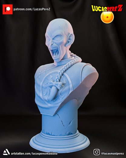 Tao Pai Pai BUST 1:6 or 1:10 Scale | Dragon Ball Z Scale Model | Lucas Perez