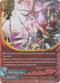 Warlord Crimson Thunder Wave | Driven to Disorder | Secret | Normal | #X-CBT-A/0070EN