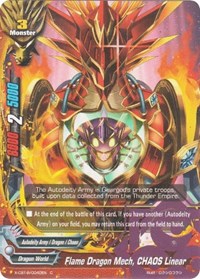 Flame Dragon Mech, CHAOS Linear | Driven to Disorder | C | Normal | #X-CBT-B/0040EN
