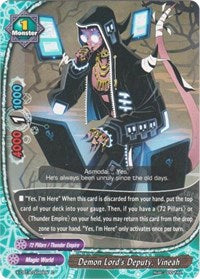 Demon Lord's Deputy, Vineah | Driven to Disorder | C | Foil | #X-CBT-A/0045EN