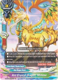 Arc Crystal Dragon, Mimosa | Driven to Disorder | C | Normal | #X-CBT-A/0062EN