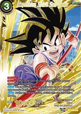 Explosive Spirit Son Goku (SPR) BT3-088 Special Rare