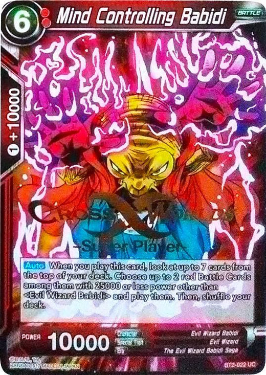 Mind Controlling Babidi (Super Player Stamped) BT2-022 Promo