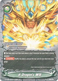 A Dragon's Will | New World Chaos | C | Foil | #X-BT04A-SS03/0043EN