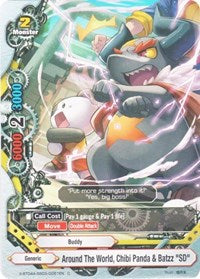 Around the World, Chibi Panda & Batzz "SD" | New World Chaos | C | Foil | #X-BT04A-SS03/0051EN