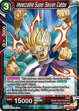 Impeccable Super Saiyan Cabba TB1-010 Rare