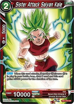 Sister Attack Saiyan Kale TB1-016 Uncommon