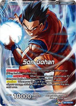 Son Gohan // Son Gohan, Leader of Universe 7 TB1-025 Uncommon