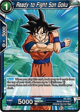 Ready to Fight Son Goku TB1-027 Common