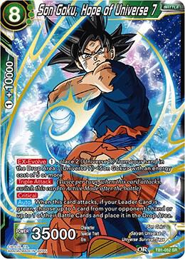 Son Goku, Hope of Universe 7 TB1-052 Super Rare