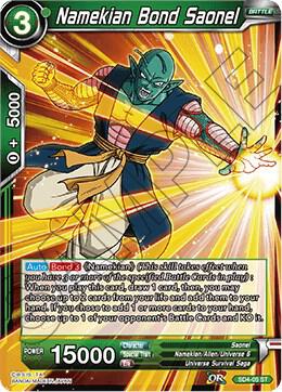 Namekian Bond Saonel SD4-05 Starter Rare