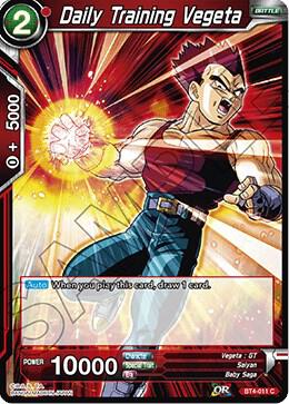 Daily Training Vegeta BT4-011 Common