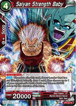 Saiyan Strength Baby BT4-017 Rare