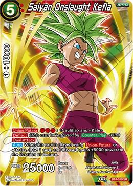 Saiyan Onslaught Kefla BT4-019 Super Rare