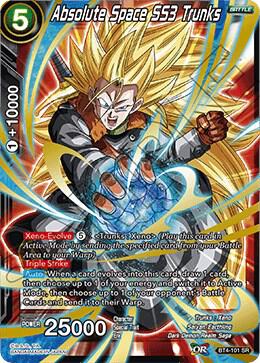Absolute Space SS3 Trunks BT4-101 Super Rare