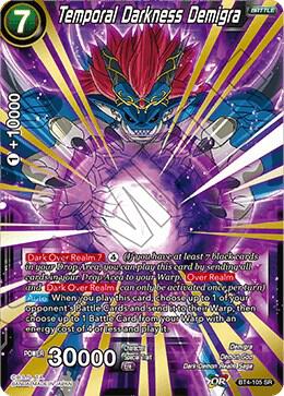 Temporal Darkness Demigra BT4-105 Super Rare