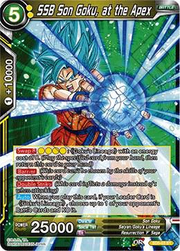 SSB Son Goku, at the Apex SD5-03 Starter Rare