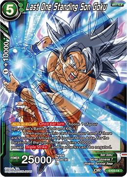 Last One Standing Son Goku EX03-14 Expansion Rare