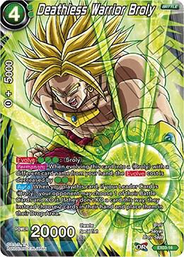 Deathless Warrior Broly EX03-16 Expansion Rare