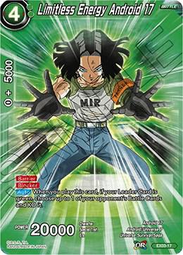 Limitless Energy Android 17 EX03-17 Expansion Rare