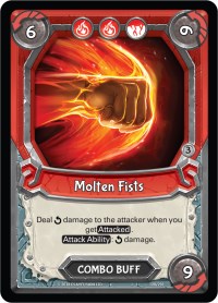 Molten Fists (Unclaimed) | Kindred | Common | Normal | #120