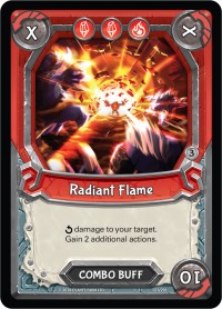 Radiant Flame (Unclaimed) | Kindred | Common | Normal | #121