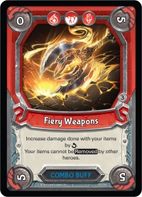 Fiery Weapons (Claimed) | Kindred | Uncommon | Unspecified | #122