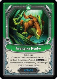 Leafspine Hunter (Claimed) | Kindred | Uncommon | Unspecified | #143