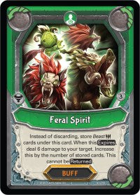 Feral Spirit (Unclaimed) | Kindred | Rare | Unspecified | #161
